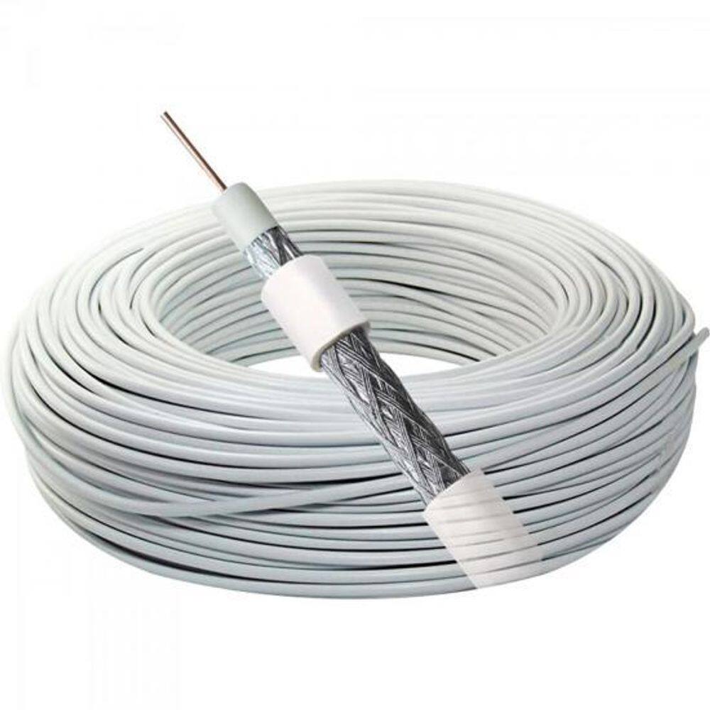 Cabo Coaxial RG6 67% ROL BR Megatron - RL / 100 [F002]