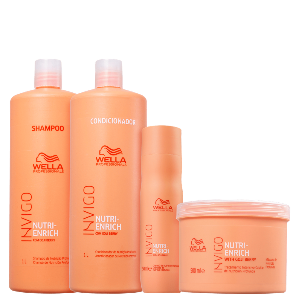 Kit Wella Professionals Invigo Nutri-Enrich Salon Power (4 Produtos)