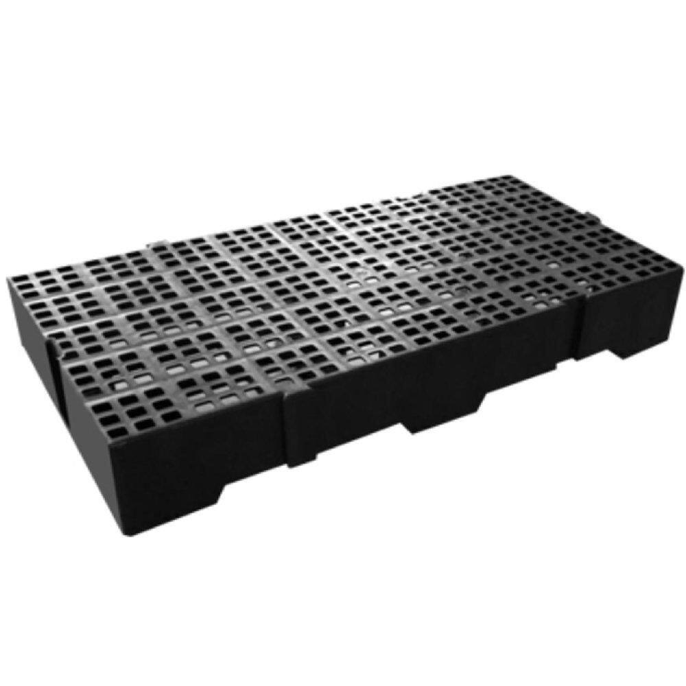 Estrado de Plástico Preto 41cm x 82cm