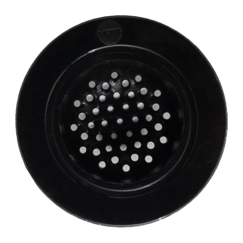 Ralo De Pia Facility 12cm X 7cm Silicone Preto Vem