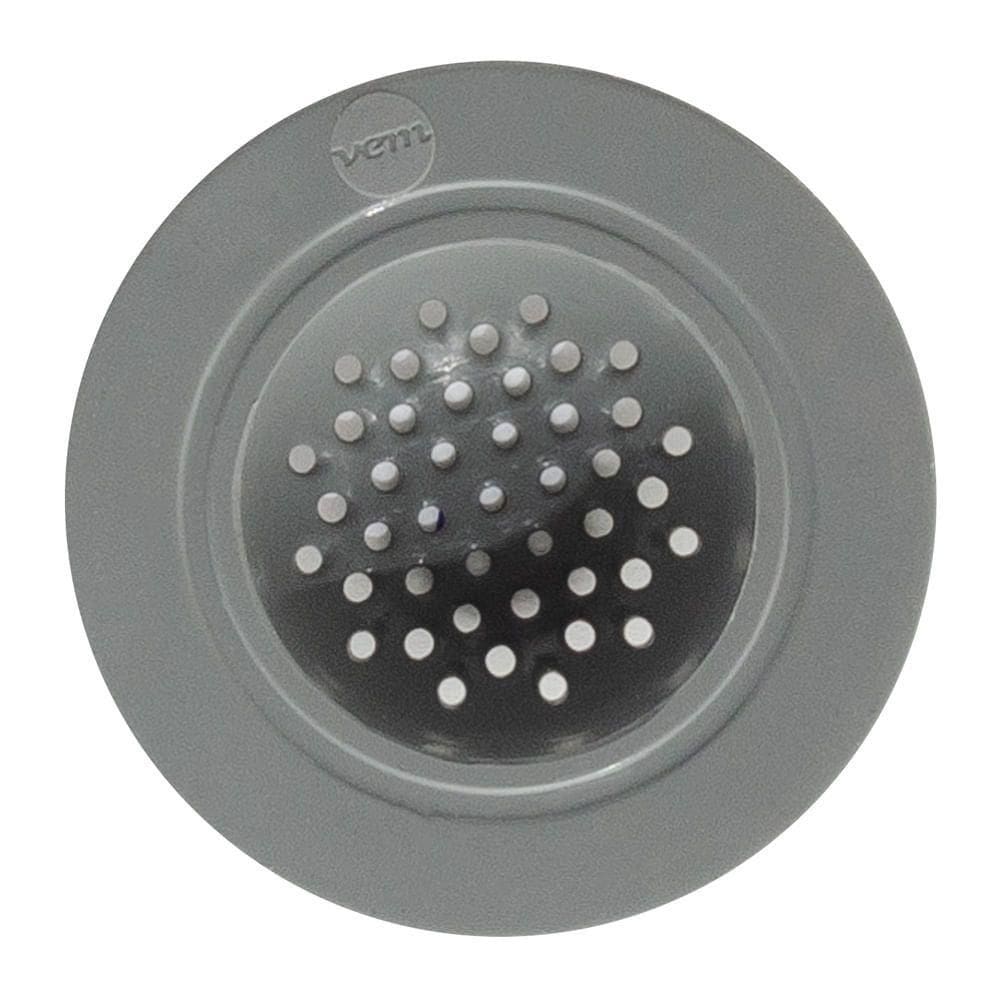 Ralo De Pia Facility 12cm X 7cm Silicone Cinza Vem