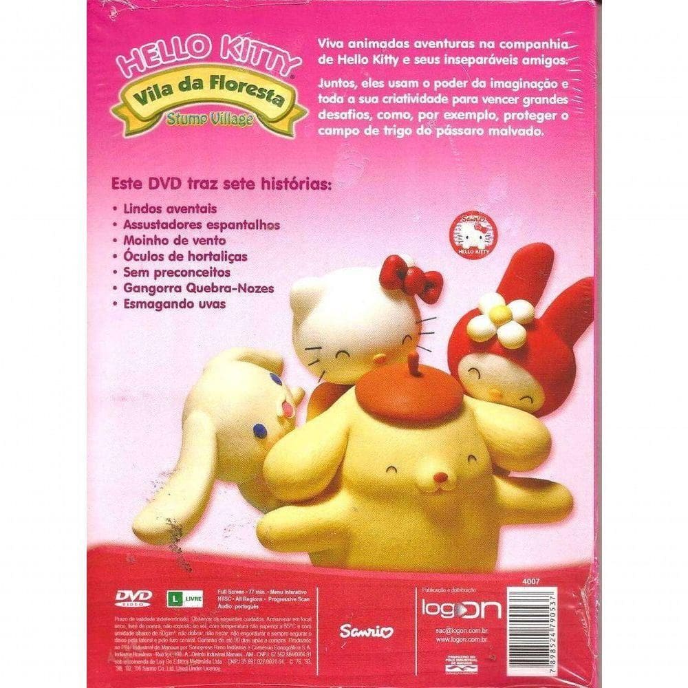 Dvd Hello Kitty Vila Da Floresta 7 Episódios | Extra
