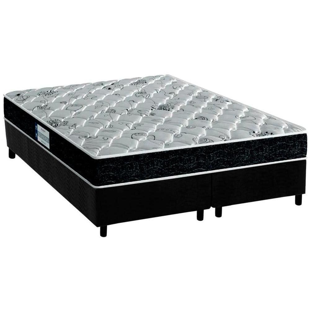 Conjunto Box King: Colchão Anatômico Probel D45 ProDormir Advanced Tech2000 + Base CRC Suede Black (193x203)