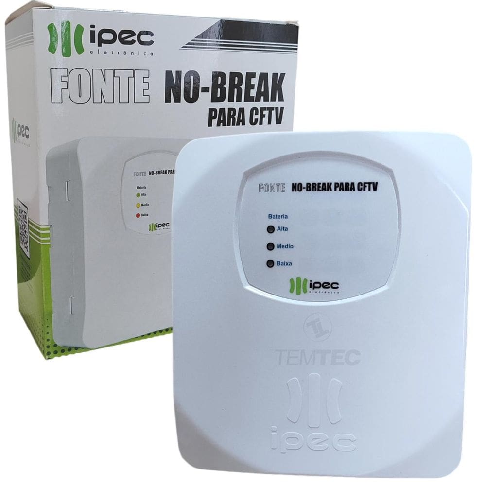 Fonte No-Break 2A 12V CFTV Camera Segurança e Estabilidade