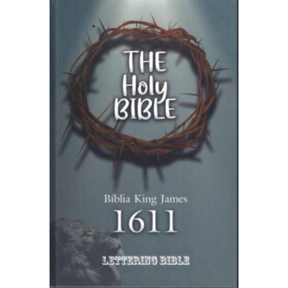 Biblia King James 1611 Ultrafina Lettering Bible - Coroa De Espinhos