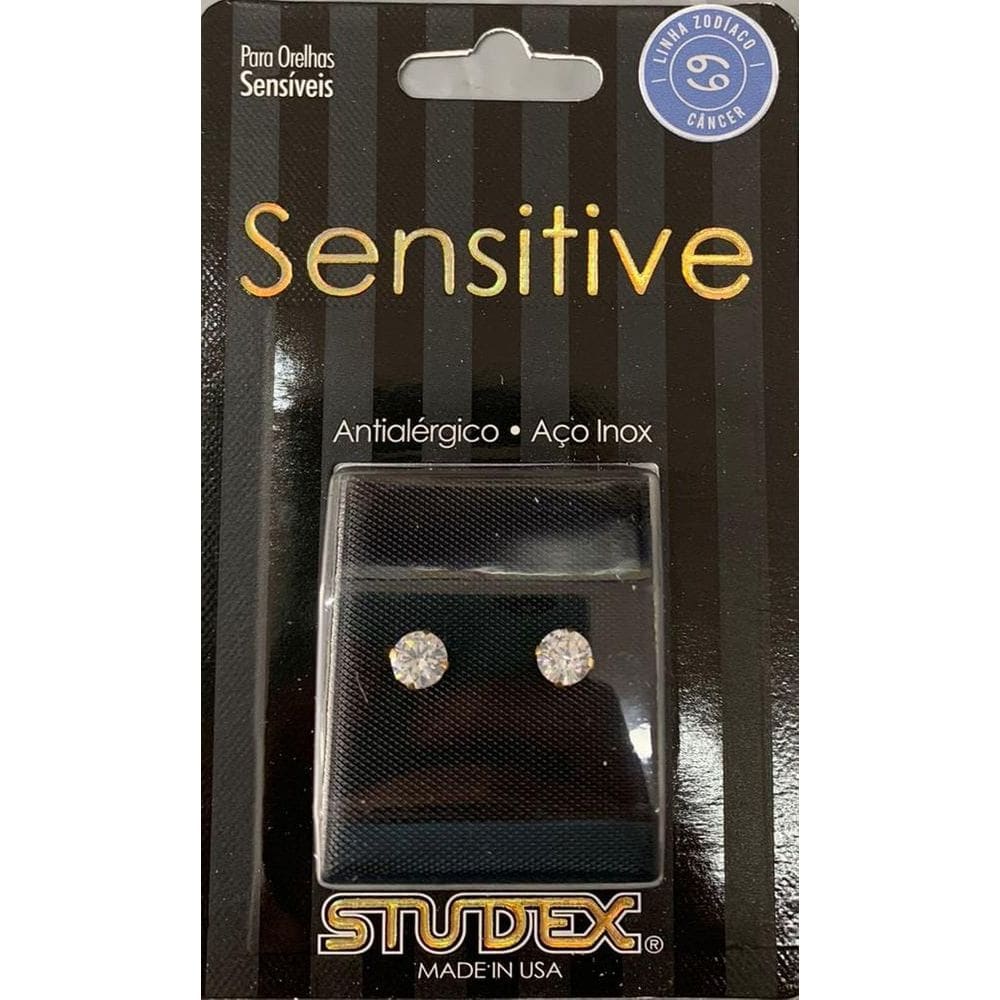 Brinco Studex Sensitive Zodíaco 5Mm Câncer - Zircônia