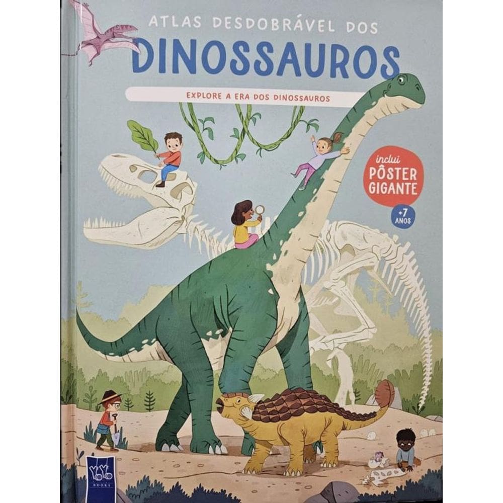 Atlas desdobrável dos dinossauros