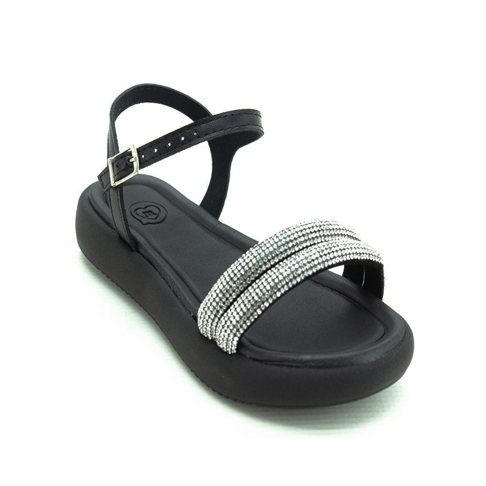 Sandália Infantil Menina Molekinha 2359.103 - Preto