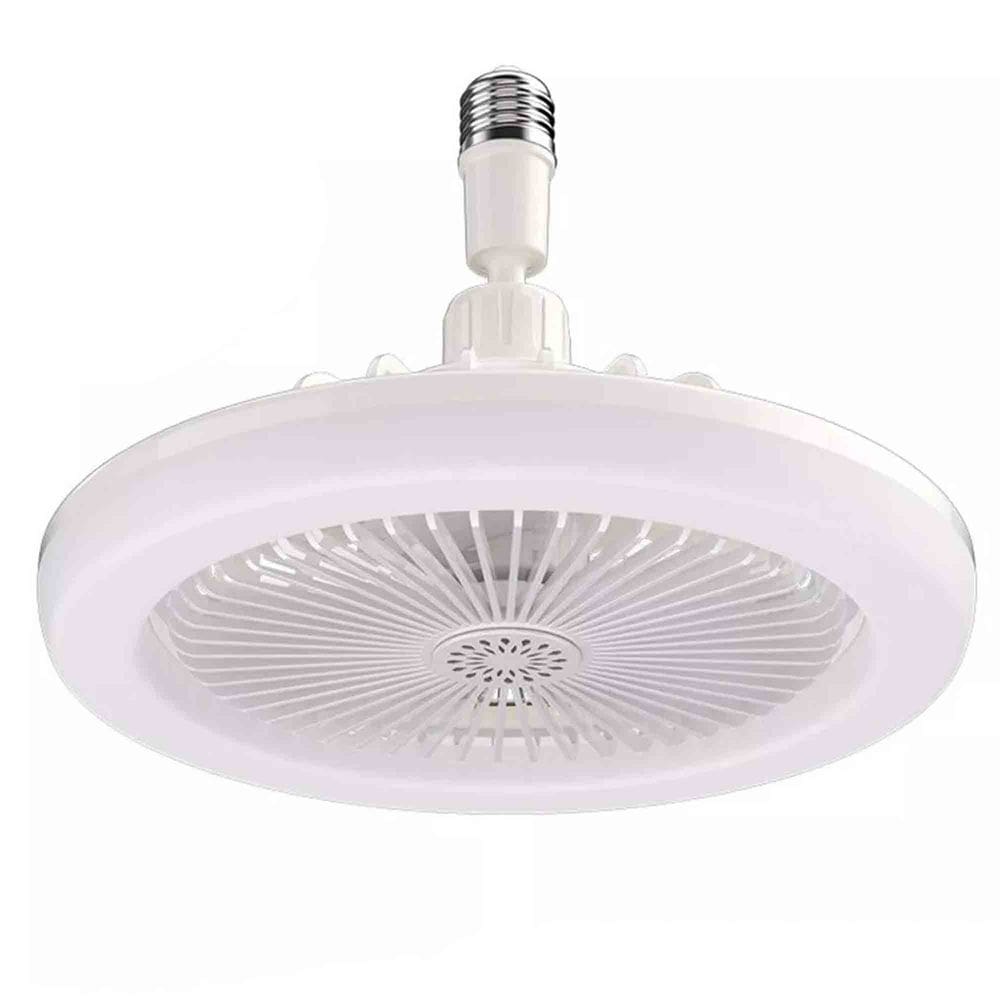 Ventilador Lâmpada de Teto Aromaterapia Led Ajustável Controle 3 em 1 Quarto Casa Apartamento Sala de Estar Branco Frio Quente