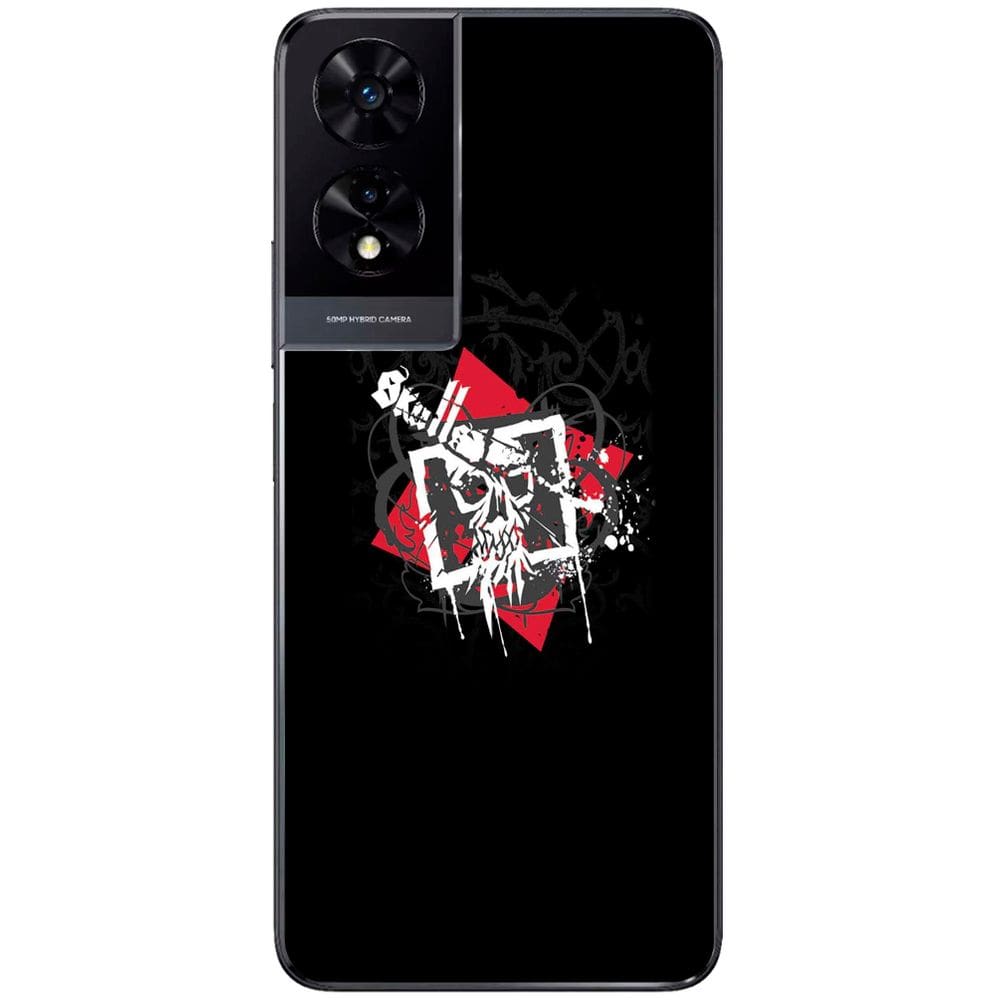 Capa Adesivo Skin015 Verso Para TCL 505