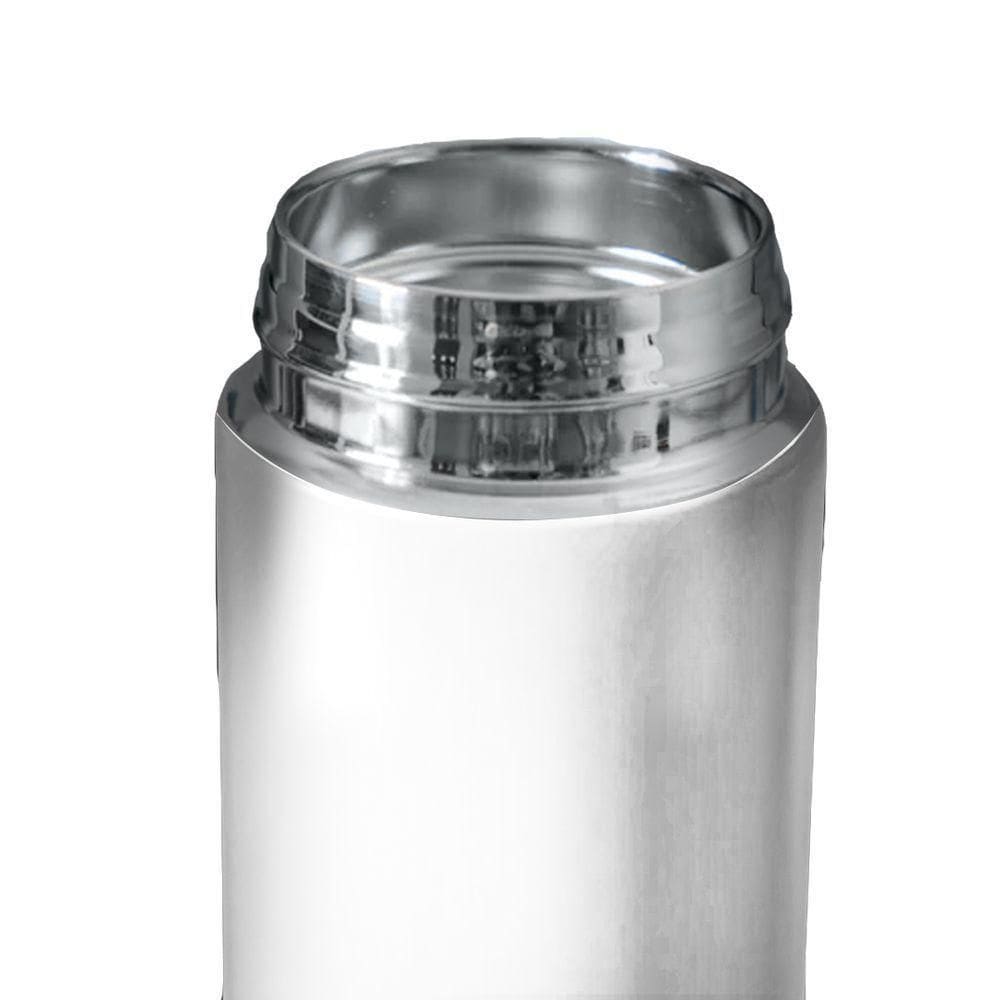 Garrafa Térmica Inteligente De Inox 500ml Tampa C-sensor De Temperatura Led água Café Chá Branco