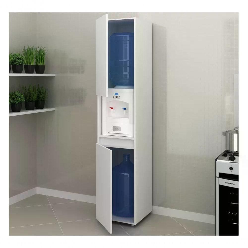 Armário Para Bebedouro 02 Portas Bl3312 Branco Branco