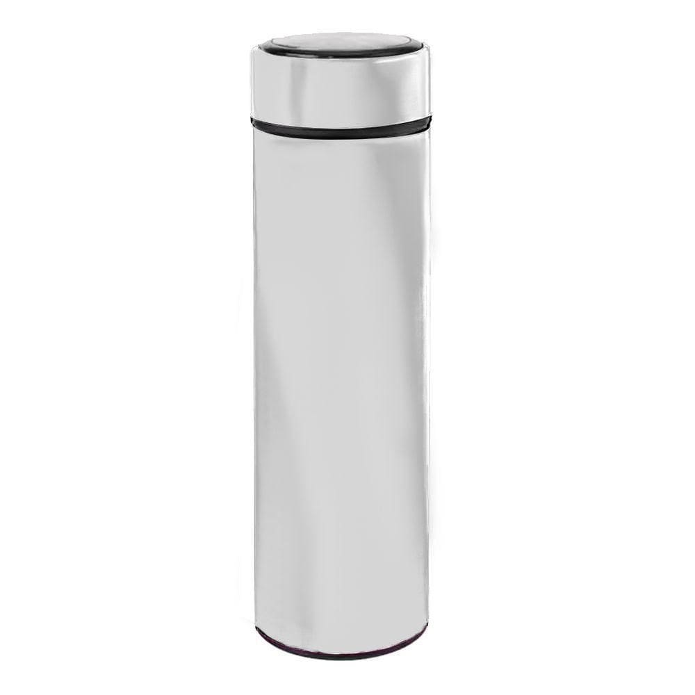 Garrafa Térmica Inteligente De Inox 500ml Tampa C-sensor De Temperatura Led água Café Chá Branco
