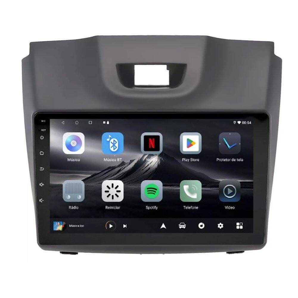 Central Multimídia Trailblazer 2012 2013 2014 2015 2016 Adak G2 Tela de 9" QLED 2GB de RAM 64GB Android Auto e Carplay + Câmera de ré