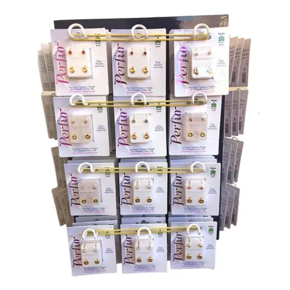 Kit 30 Brincos Perfur Farmácia Perfuração Infantil E Adulto