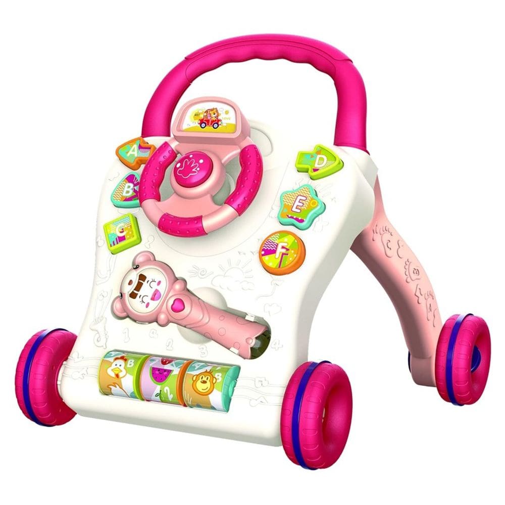 Apoiador Infantil Didatico Musical Rosa - Zoop Toys