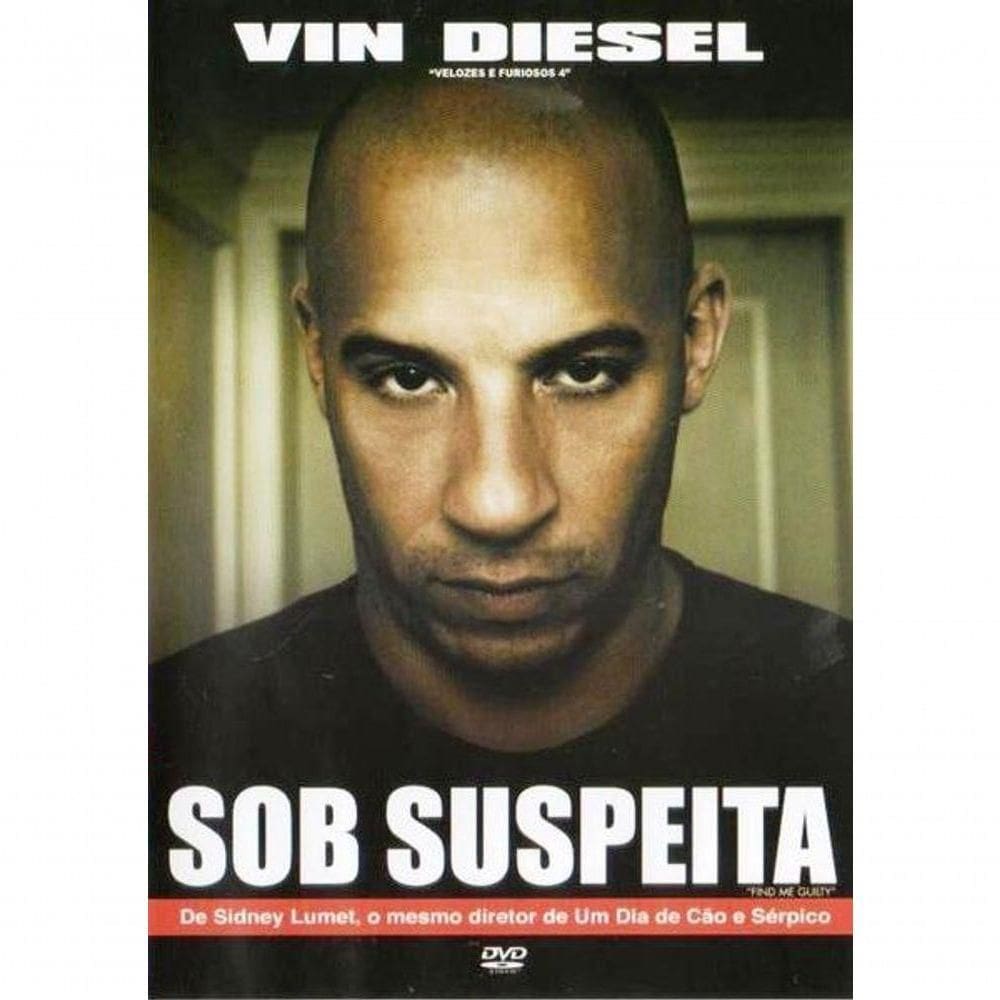 Dvd Sob Suspeita Baseado Em Fatos Reais Vin Diesel