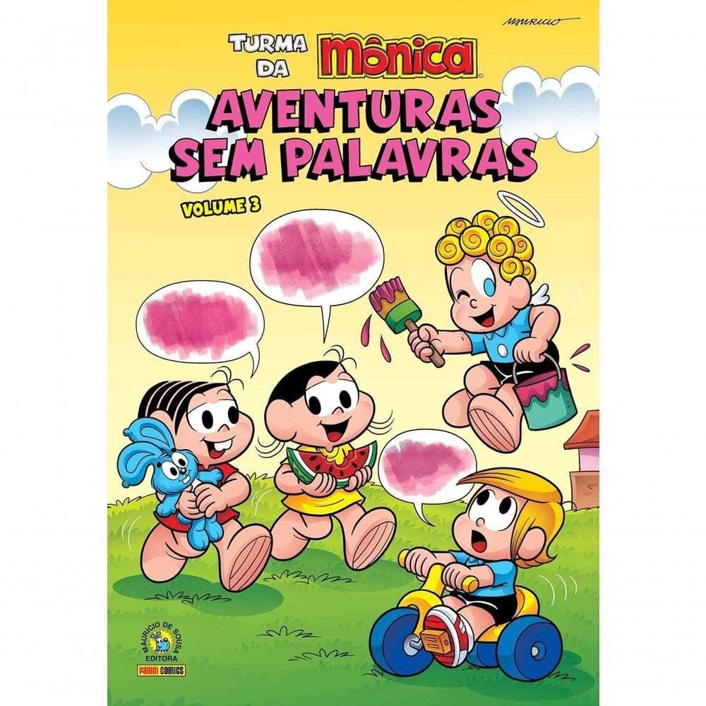 Livro Turma Da Mônica Aventuras Sem Palavras Volume 3