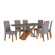 Conjunto de Mesa com 6 Cadeiras Imperatriz Kappesberg