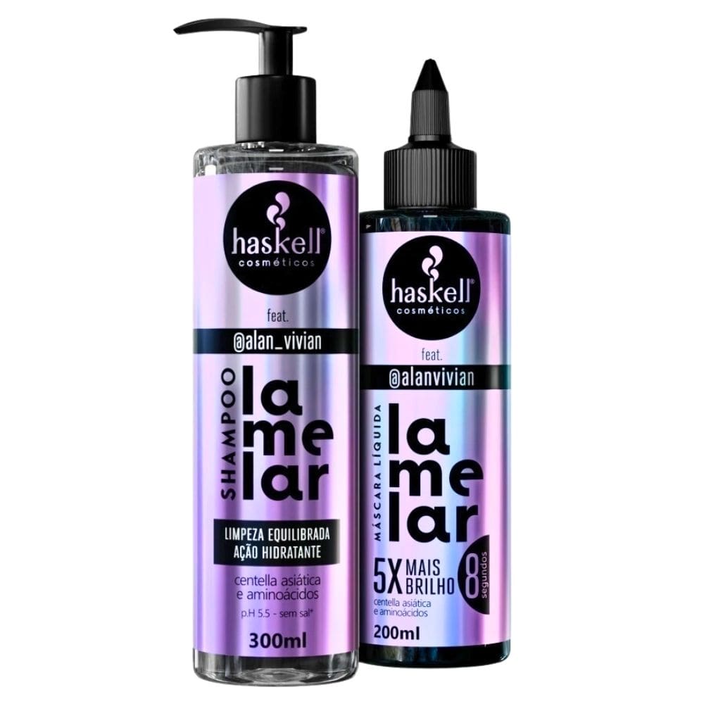 Kit Shampoo e Máscara Lamelar Haskell