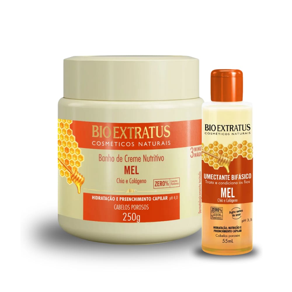 Kit Mel Nutritivo Bio Extratus Cabelos 250ml