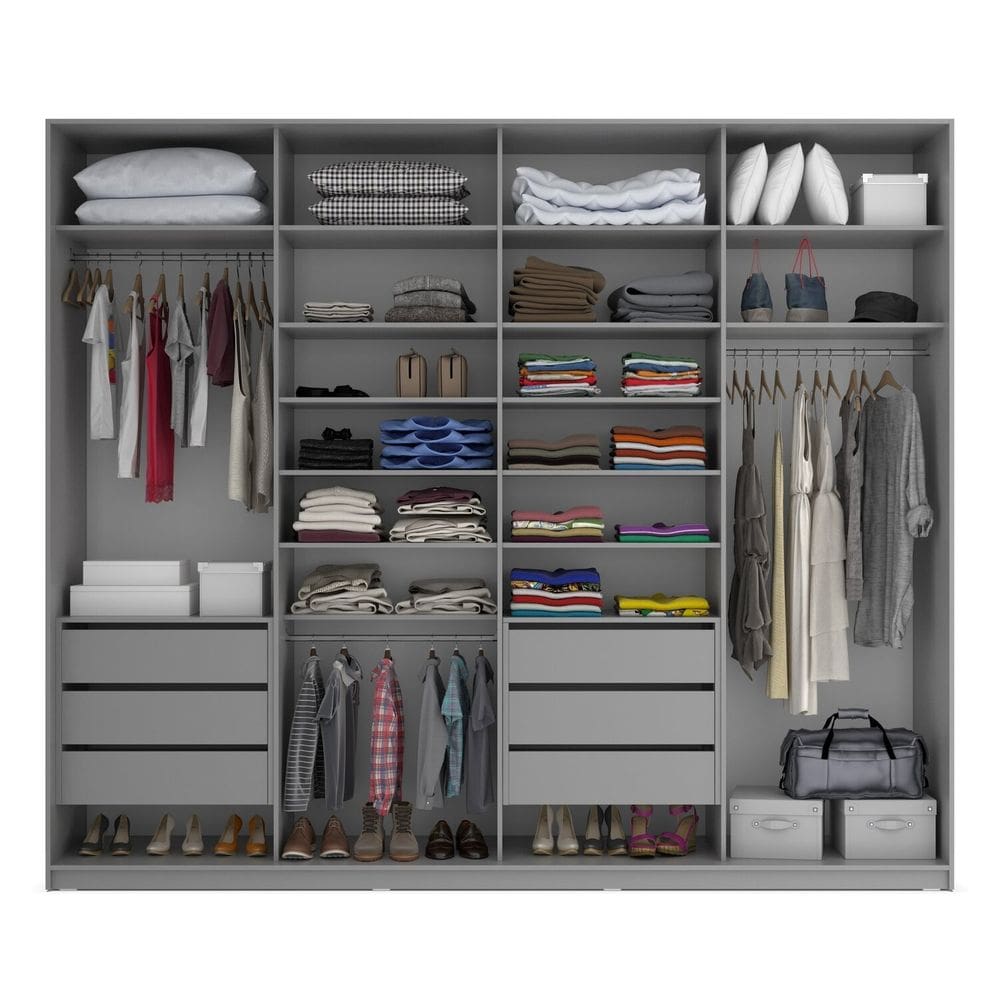 Guarda-roupa Casal 100% Mdf Bp com 4 Portas | Extra