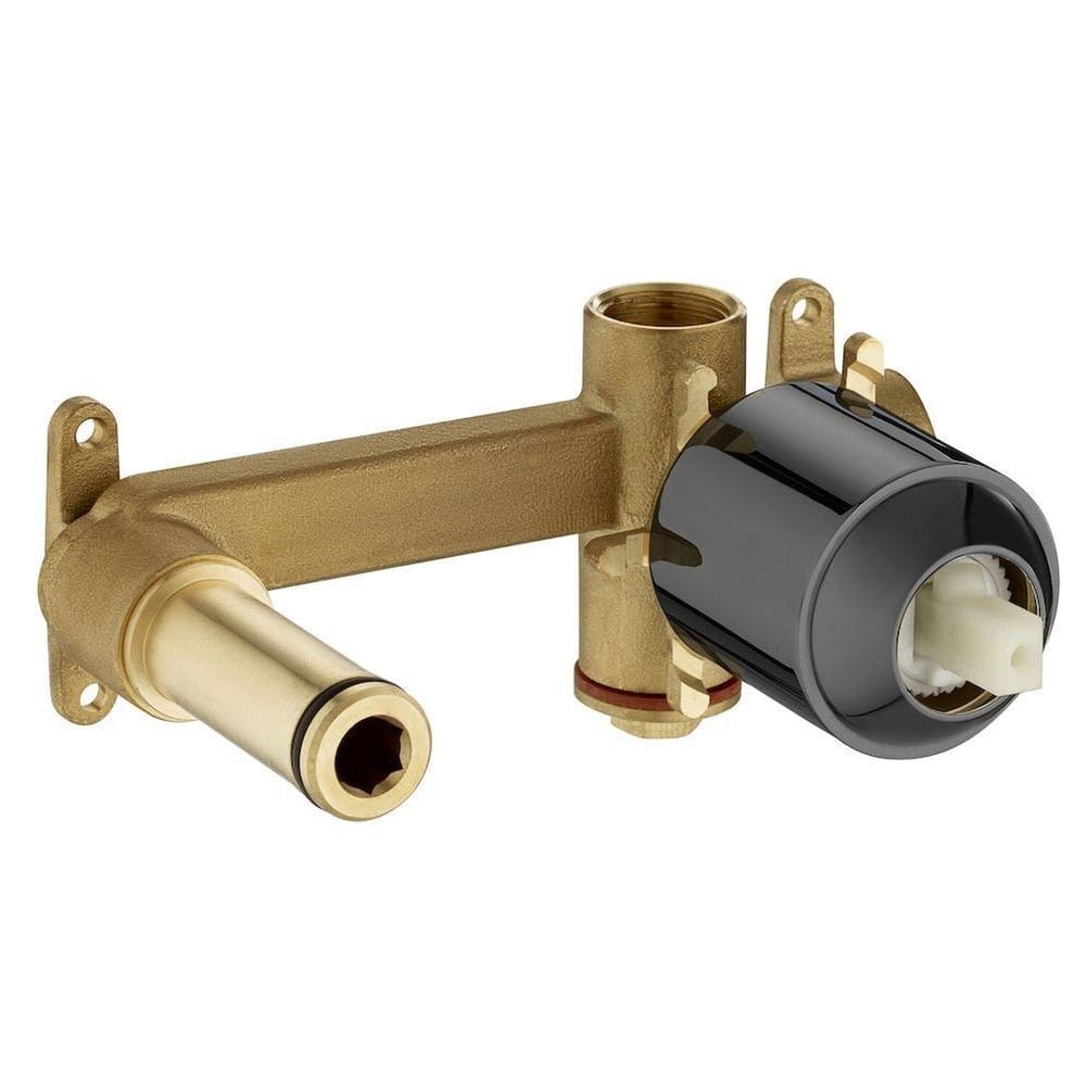 Base de Embutir Monocomando para Lavatório de Parede Insígnia Preto