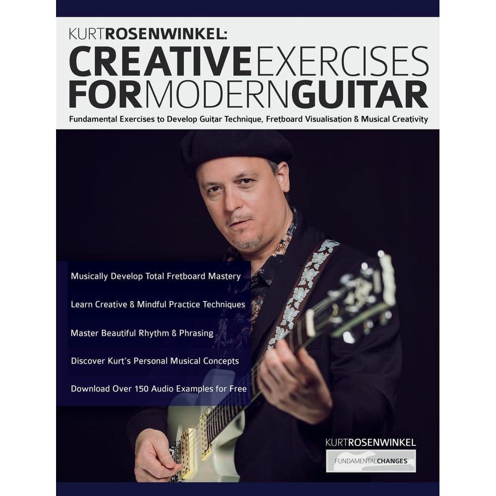 Livro Kurt Rosenwinkel: exercícios criativos para guitarra moderna