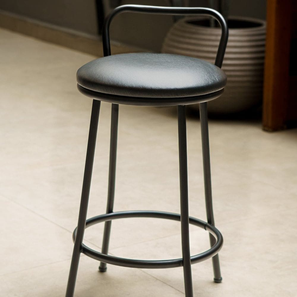 Banqueta para Cozinha File 47cm Preto