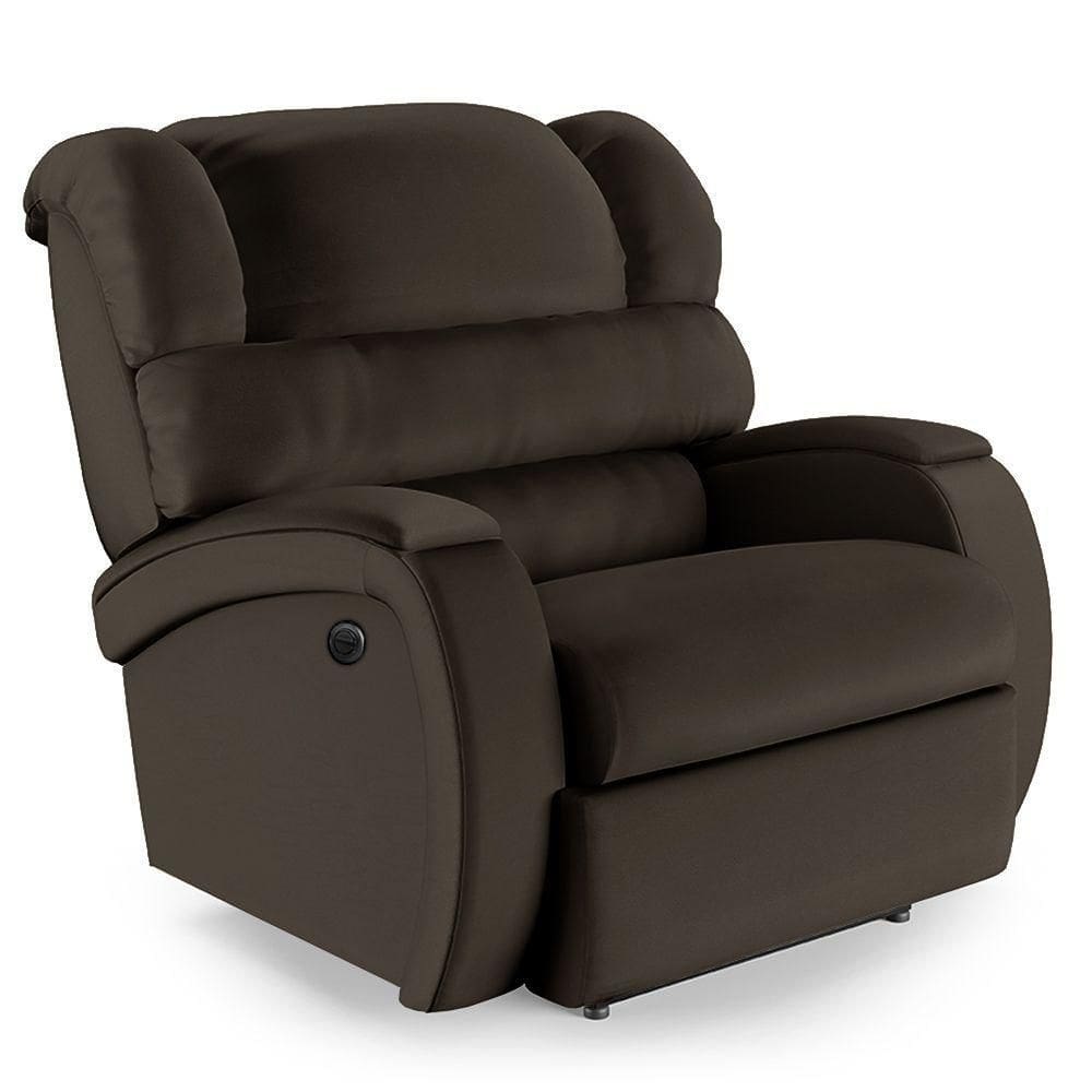 Poltrona Do Papai Reclinável Napoli Controle Power Elétrico Pu Fh1 Marrom