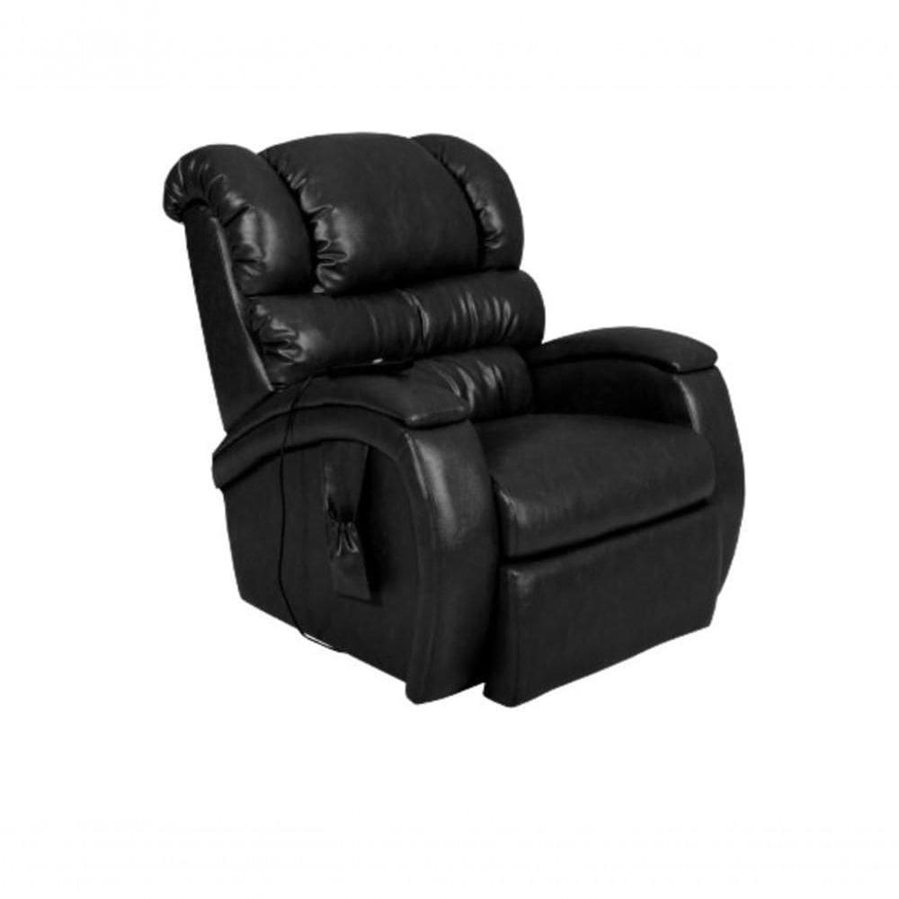 Poltrona Cadeira Reclinável Papai Amamentação Imperial Motorizada Courissimo Gravidade Zero Império Preto