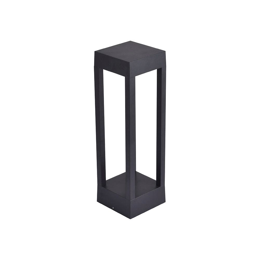 Luminária de Jardim Nordecor Zean 2683 40cm Led 10W Bivolt Preto 3000K Luz Amarela
