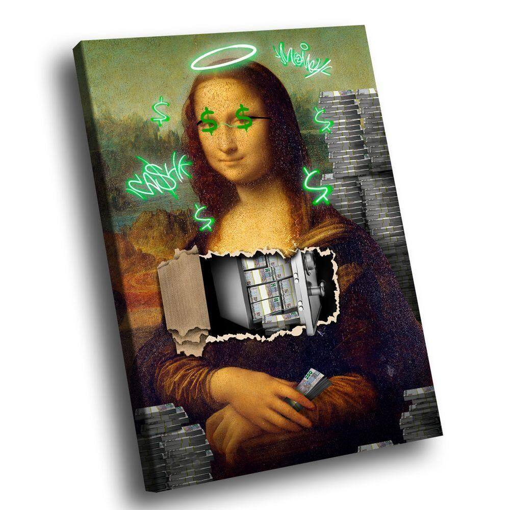 Quadro Monalisa Money -- Br Artes