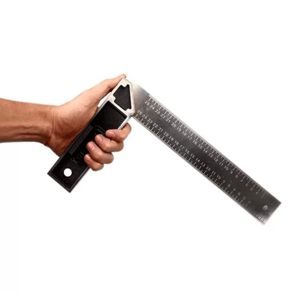 Esquadro Metálico Profissional 10" 25,4cm 46-534 Stanley - Unica Unico