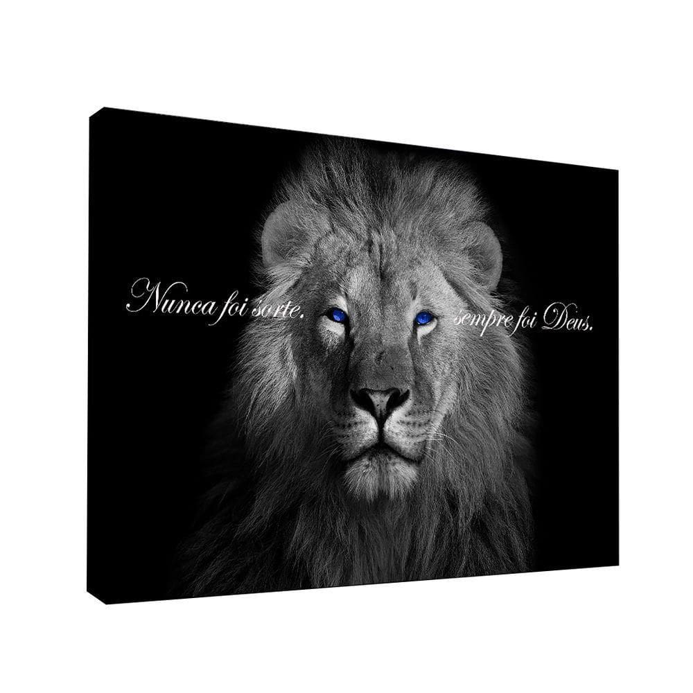 Quadro Nunca Foi Sorte, Sempre Foi Deus