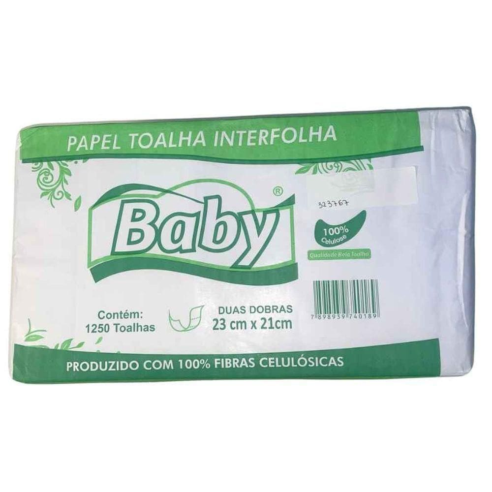 Papel Interfolha Branco 2d 23x21 28g Baby C/1250