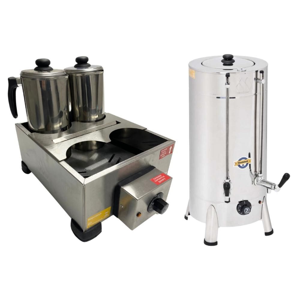 Kit Cafeteira Tradicional 4 Litros + Esterilizador 2 Bules Marchesoni - 220 V