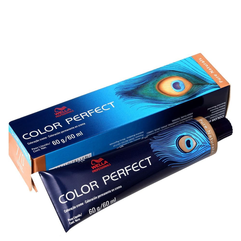 Wella Color Perfect 7/0 Louro Médio - Coloração 60g BLZ