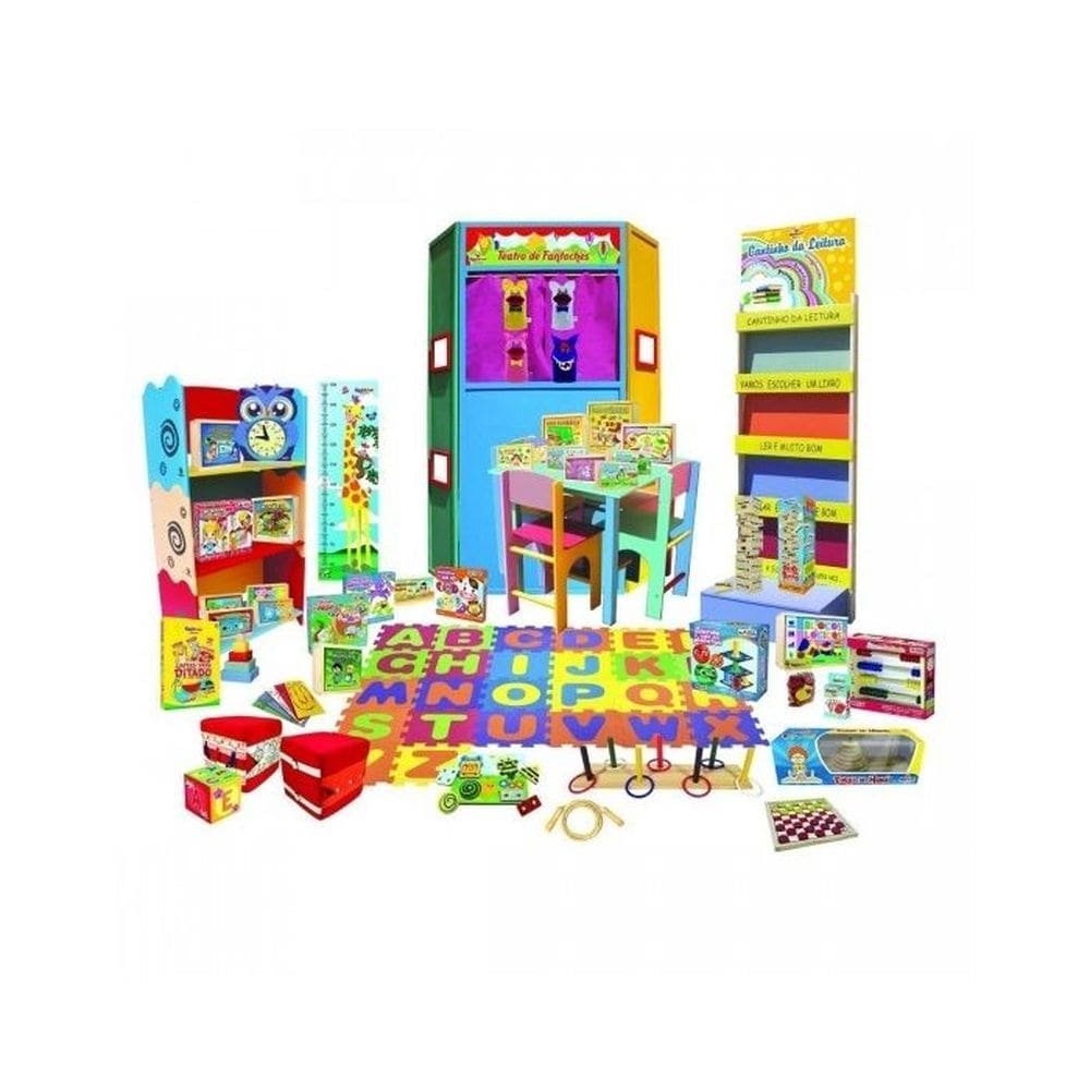 Brinquedoteca Completa com 47 Itens