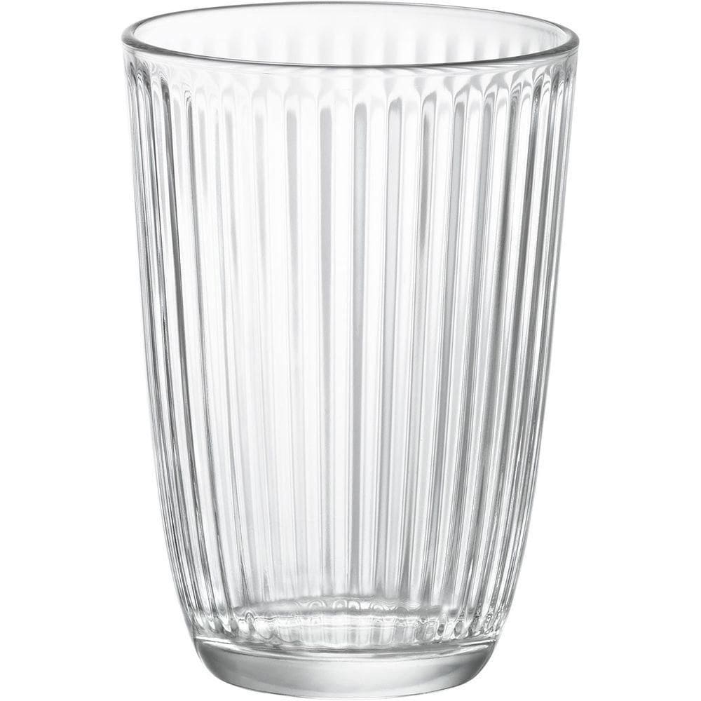 Bormioli Rocco Line Copo Long Drink 12X8X8Cm 390Ml Vidro Transp 6Pç