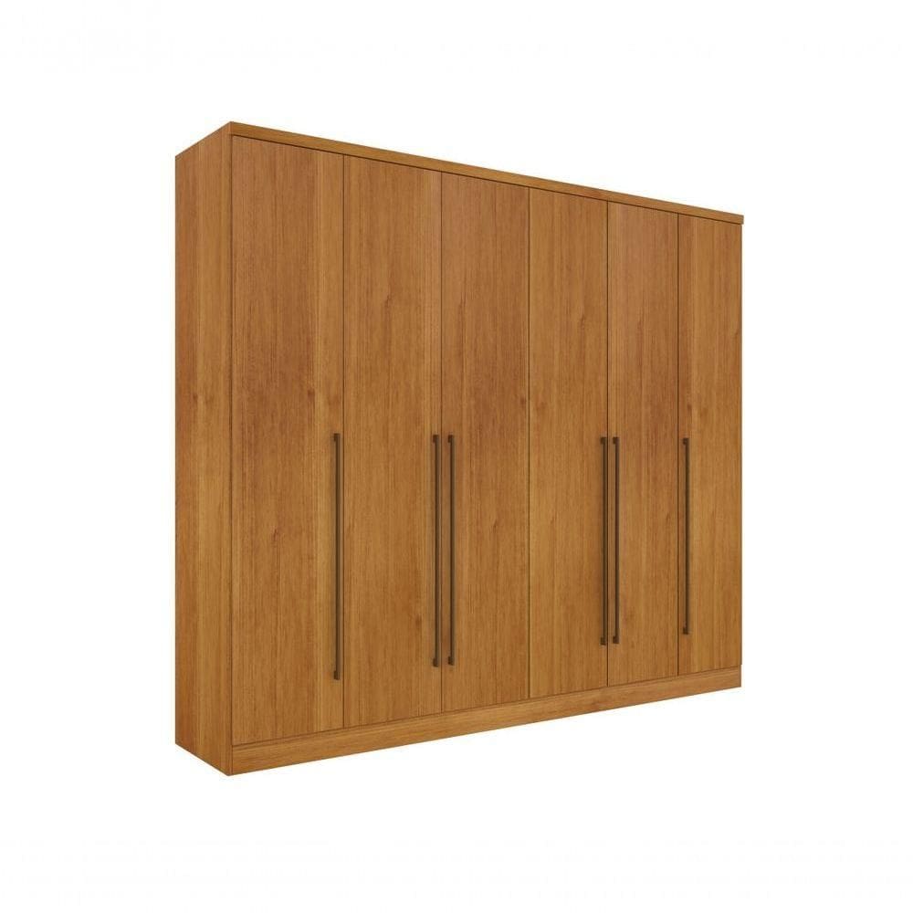 Guarda Roupa Casal Sevilla 6 Portas 8 Gavetas Tcil Cinamomo