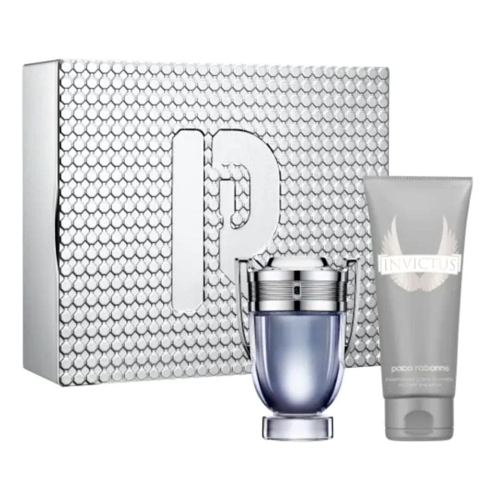 Conjunto Invictus Paco Rabanne Masculino - Eau de Toilette 100ml + Shampoo 100ml