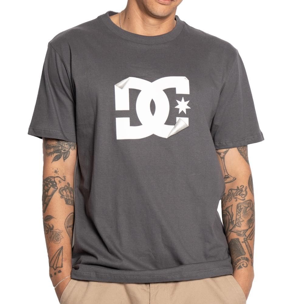 Camiseta DC Shoes DC Star Peel Of SM25 Cinza Escuro