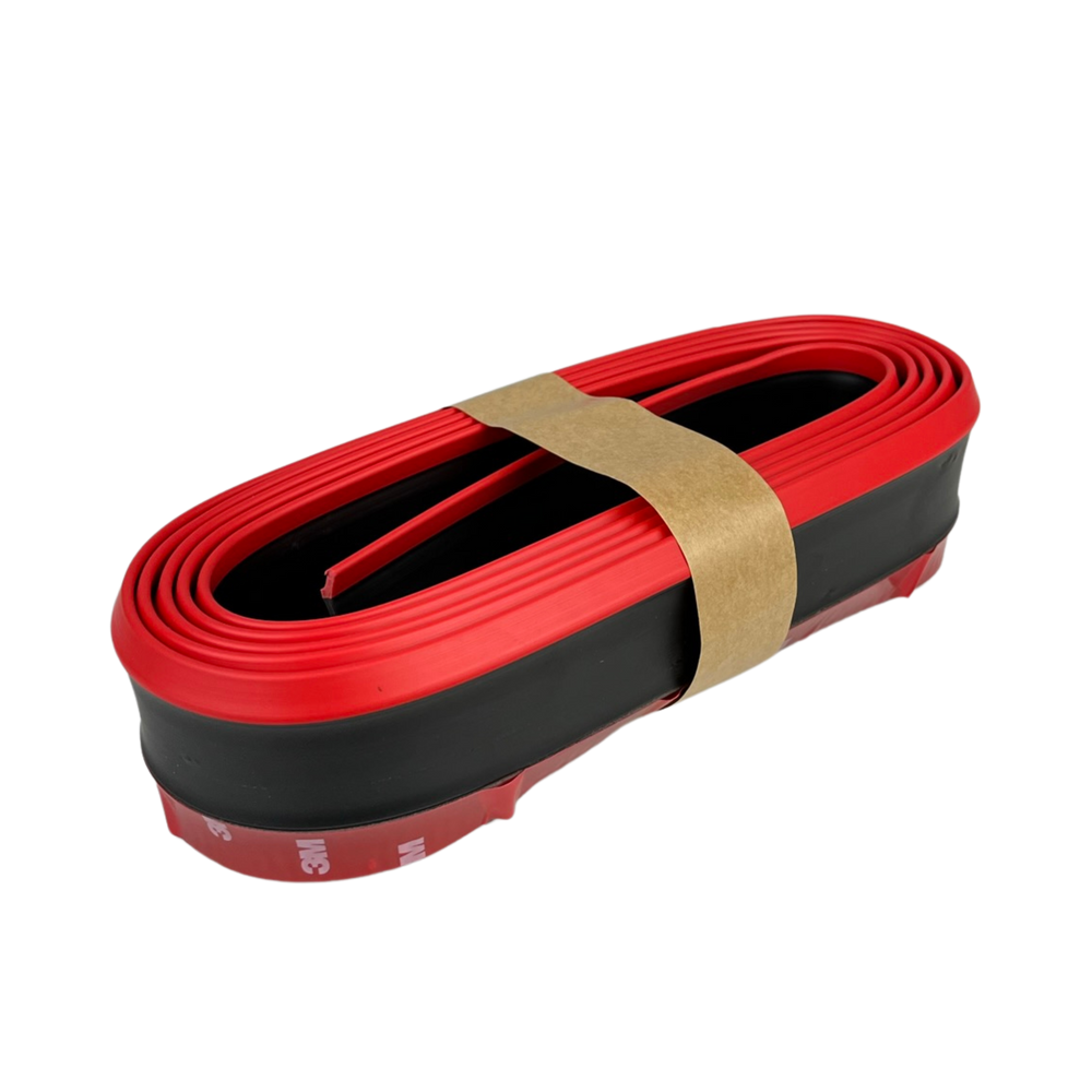 Saia frontal Veicular Universal Vermelho e Preto Carro PVC