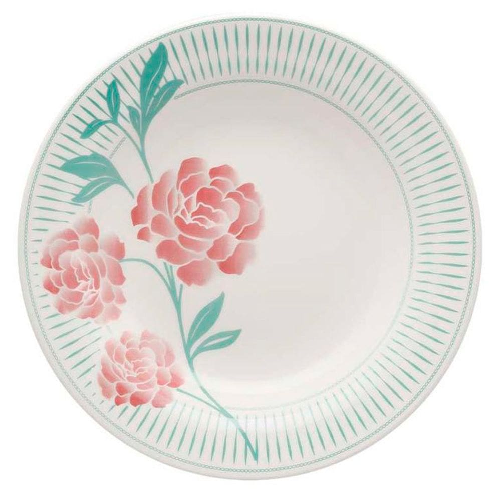 Prato Fundo de Cerâmica 22 cm Estampa Donna Bloom 1 Unidade - Biona 102490