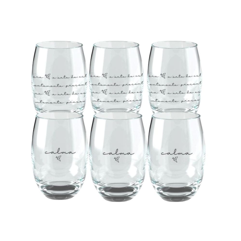 Jogo De Copo Sentido Aruba Calma Nadir 465ml - Kit 6 Peças