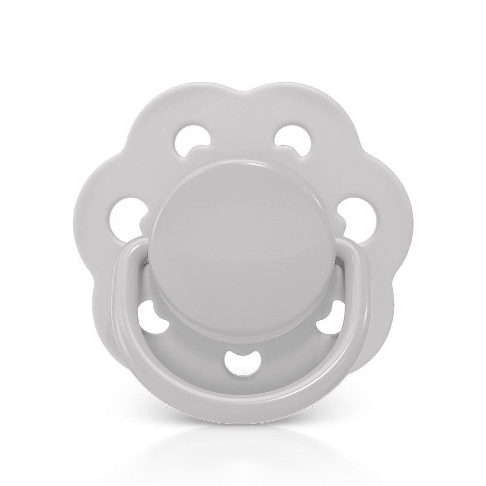 Chupeta Candy Style Bico Redondo em Silicone 0m+ Cinza Lillo