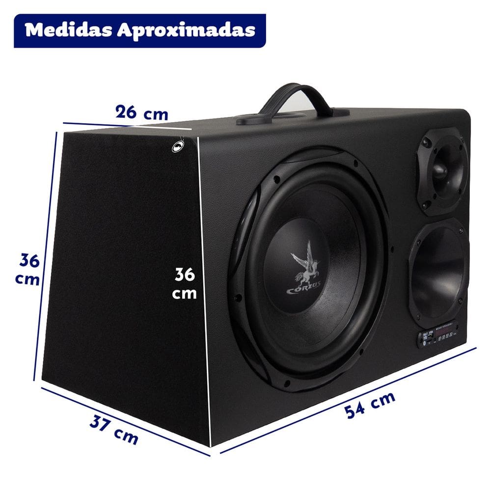 Caixa Trio Amplificada CXHC 512 12