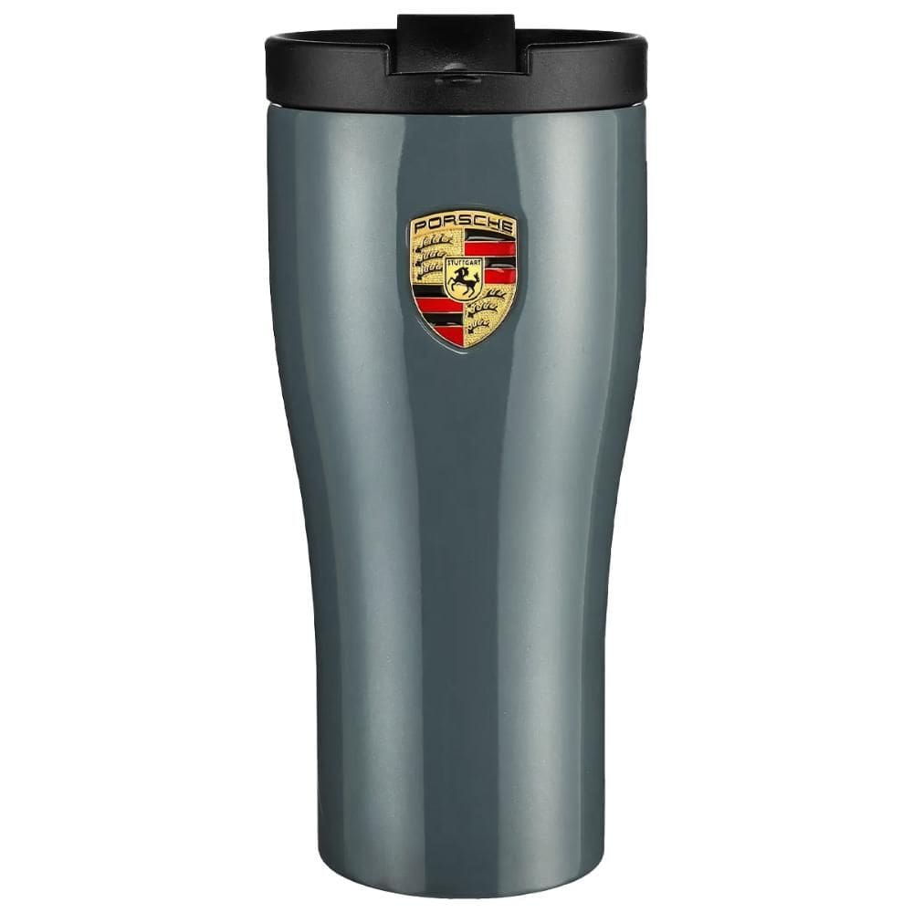 Copo Térmico Porsche Logo Brasão Azul