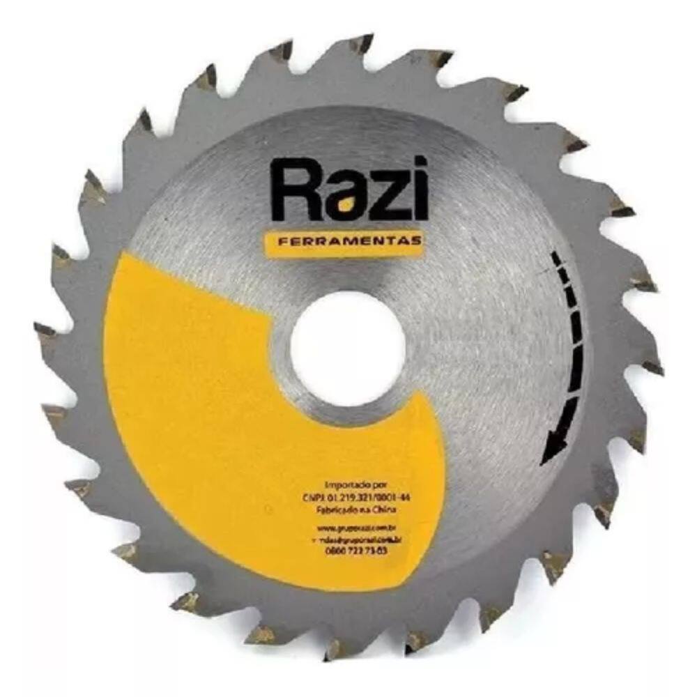 Kit 5 Disco De Serra P/madeira 185mm 24d Rz-ls02024 Razi
